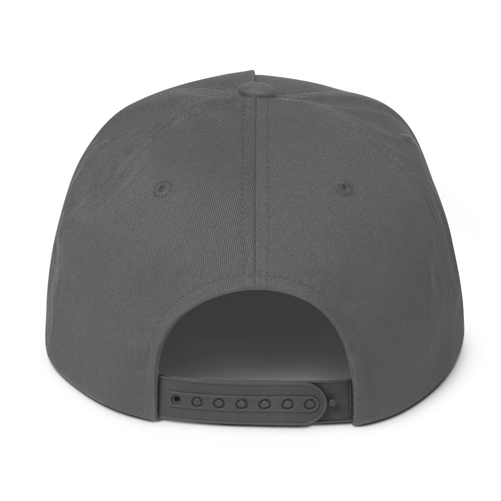 OBDangerous Green Wolf Logo Flat Bill Cap