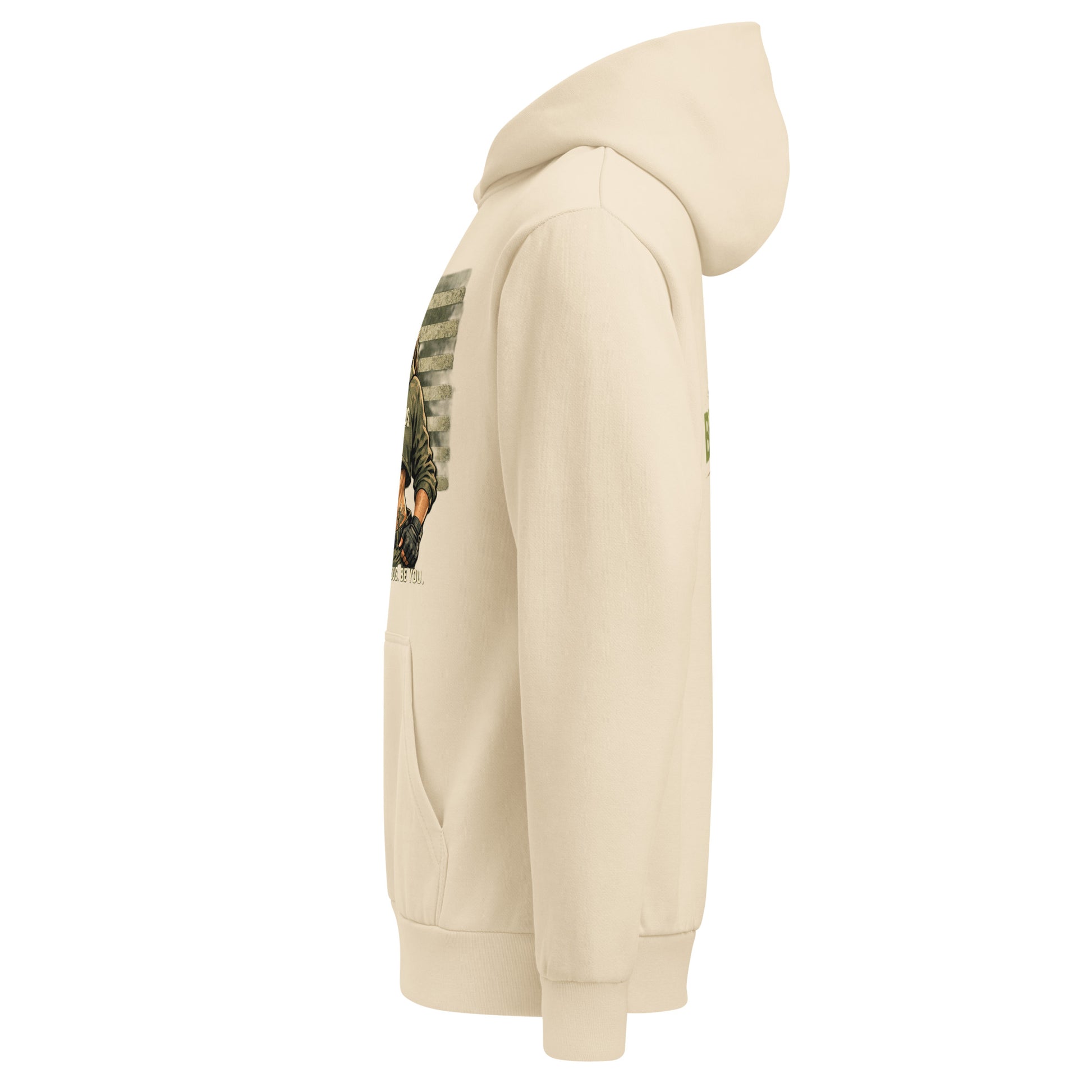 OB DANGEROUS Be Bold Be You Urban hoodie, stylish T-shirt with bold text design, casual streetwear for gym and everyday wear