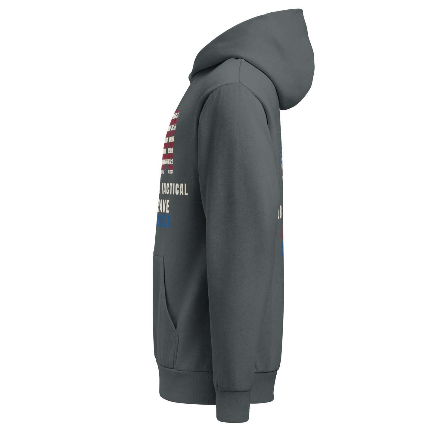 Urban garment-dyed hoodie by OB DANGEROUS with "Actions Have Consequences" print, designed for gym, street, and casual wear.