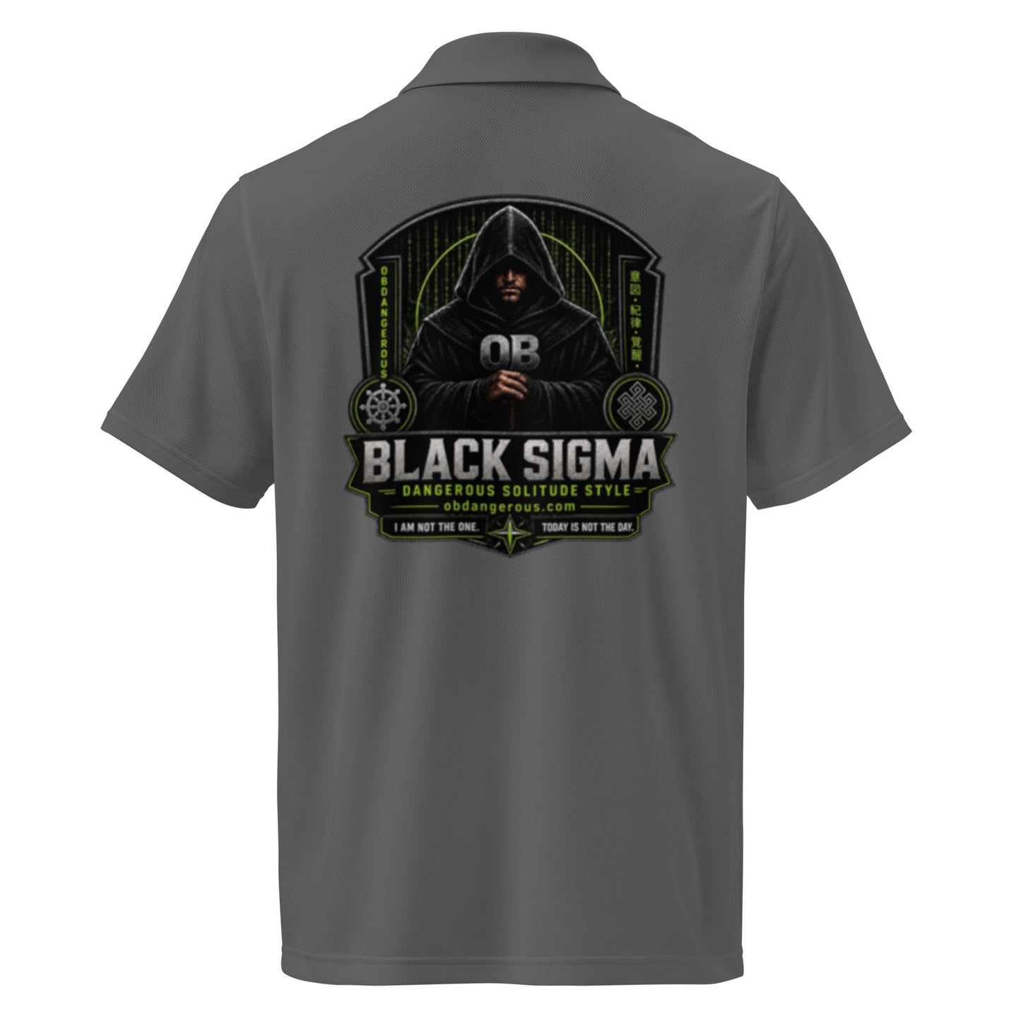 Black Under Armour men's polo shirt with embroidery, featuring a performance design suitable for gym and casual wear.
