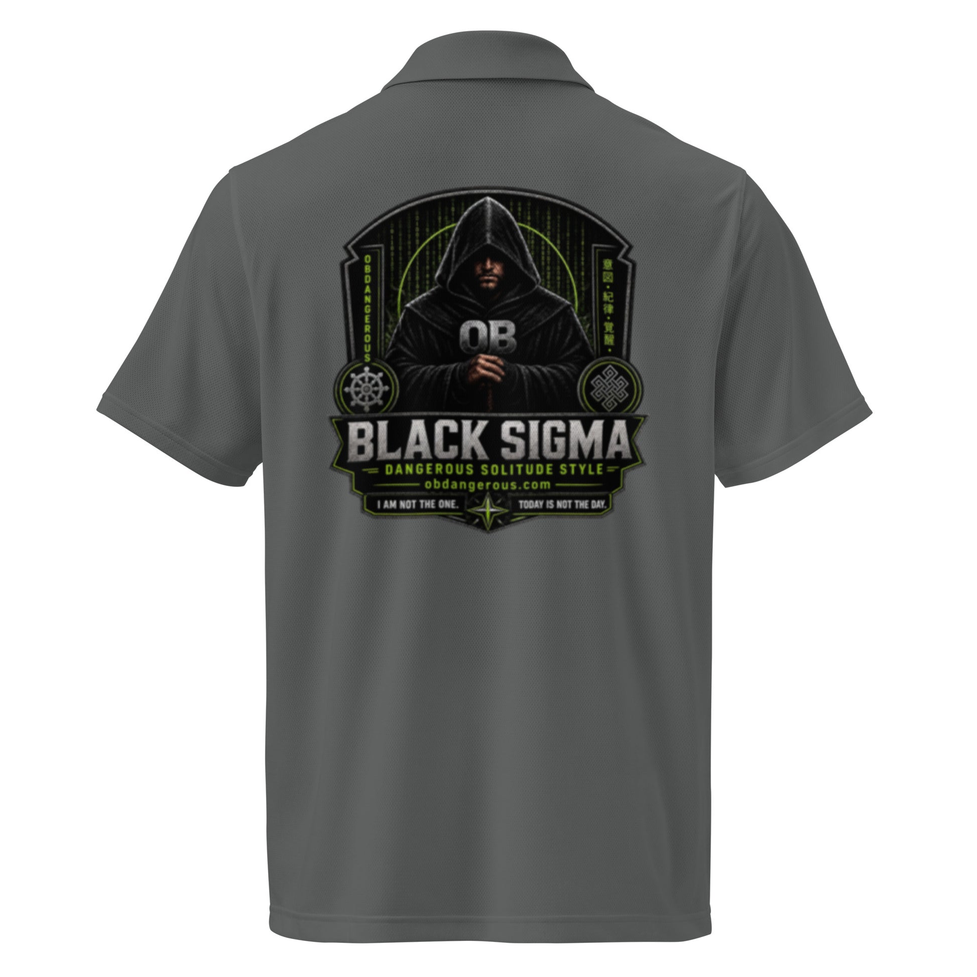 Black Under Armour men's polo shirt with embroidery, featuring a performance design suitable for gym and casual wear.