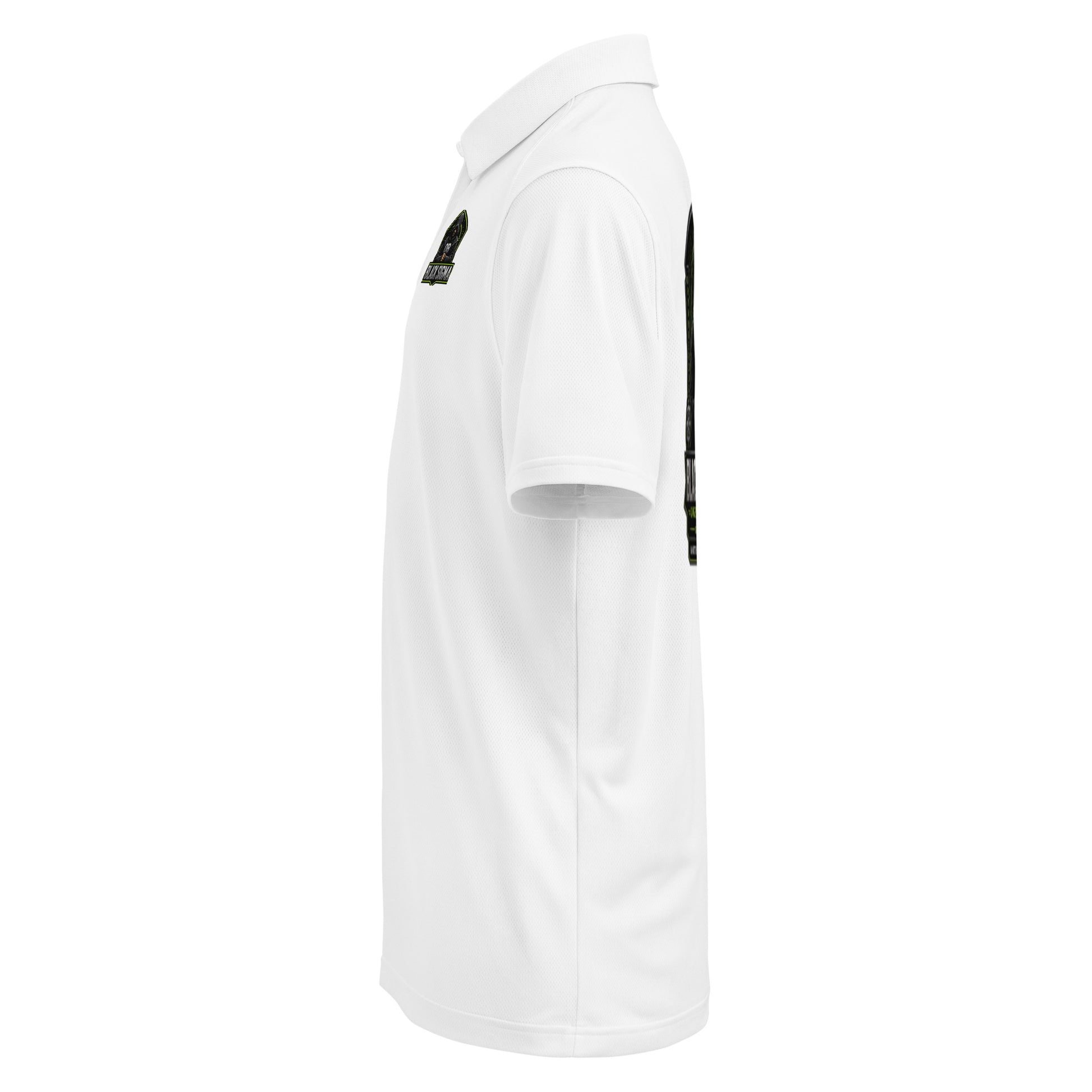 Black Sigma OBD Under Armour men's polo shirt with embroidered logo, designed for gym, street, and casual wear.