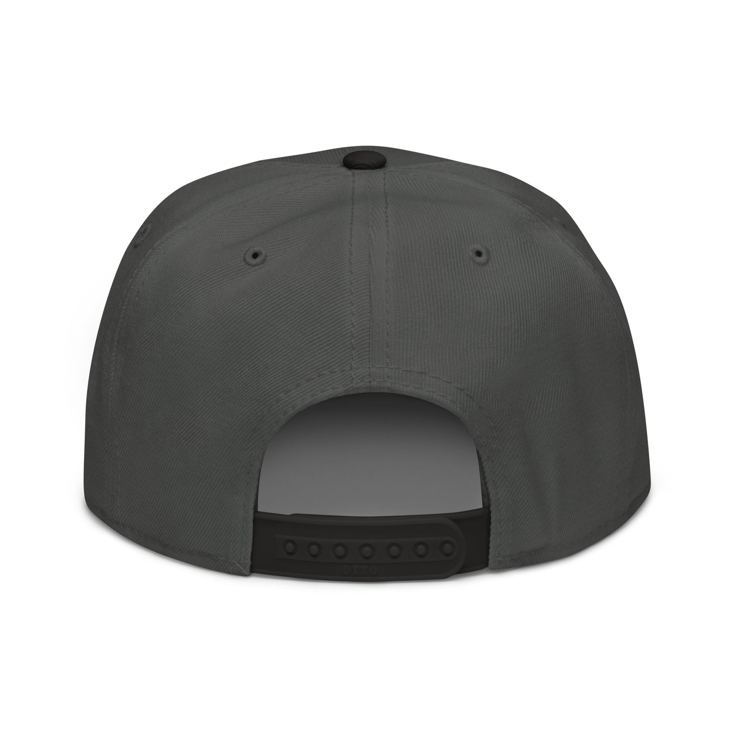 Black and charcoal gray embroidered OB Dangerous Tactical Fitness Division Shield snapback hat, stylish for gym and street wear
