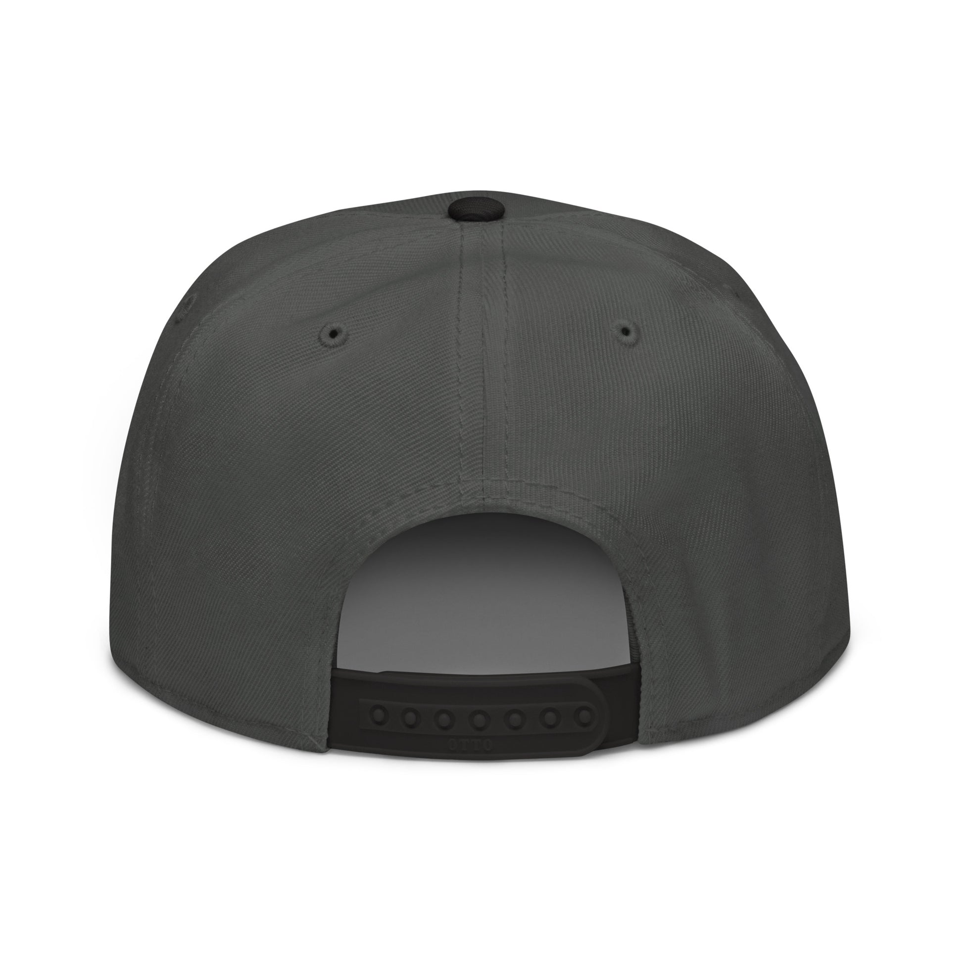 Black and charcoal gray embroidered OB Dangerous Tactical Fitness Division Shield snapback hat, stylish for gym and street wear