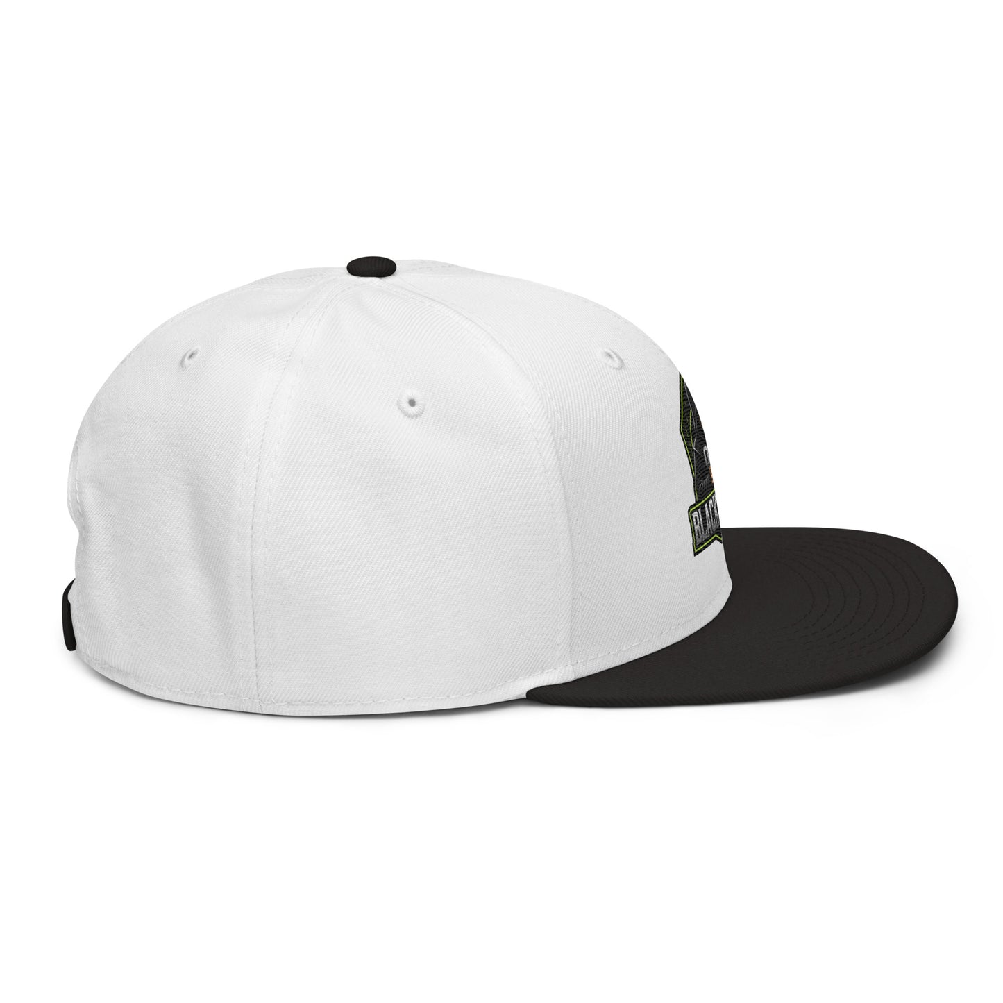 Black Sigma OBD Dangerous embroidered snapback hat with white accents, designed for gym and streetwear styles.