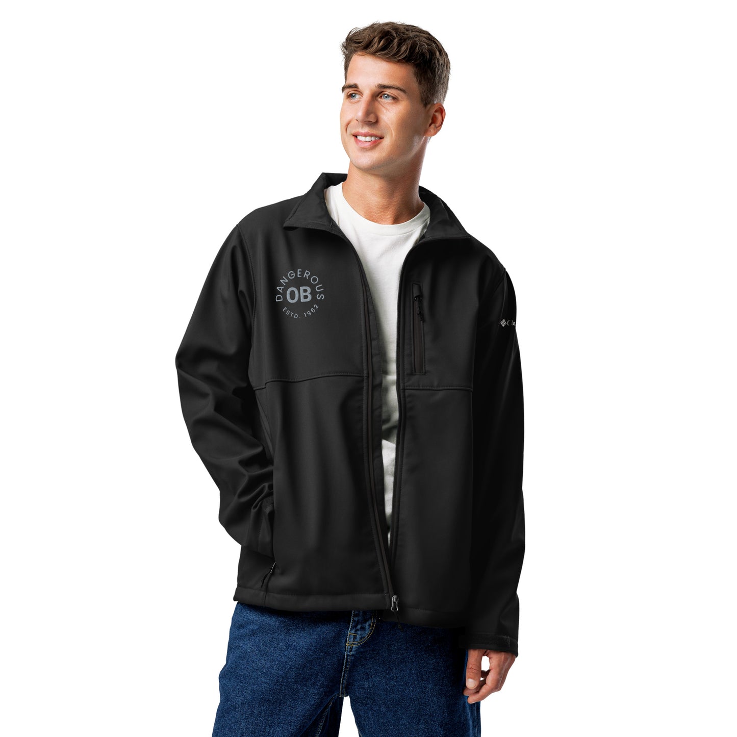 OBDangerous Designed Original Logo Columbia soft shell jacket