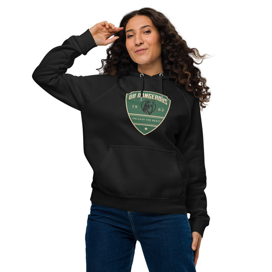 OBDangerous Designed Unleash the Beast Unisex eco raglan hoodie