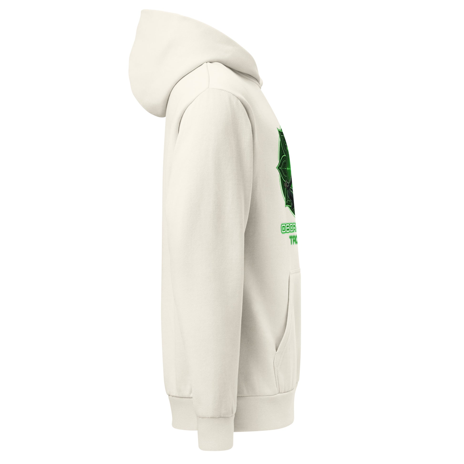 Unisex OBD Tao Urban garment-dyed hoodie in pigment Lunar Rock color, casual streetwear style with a relaxed fit.
