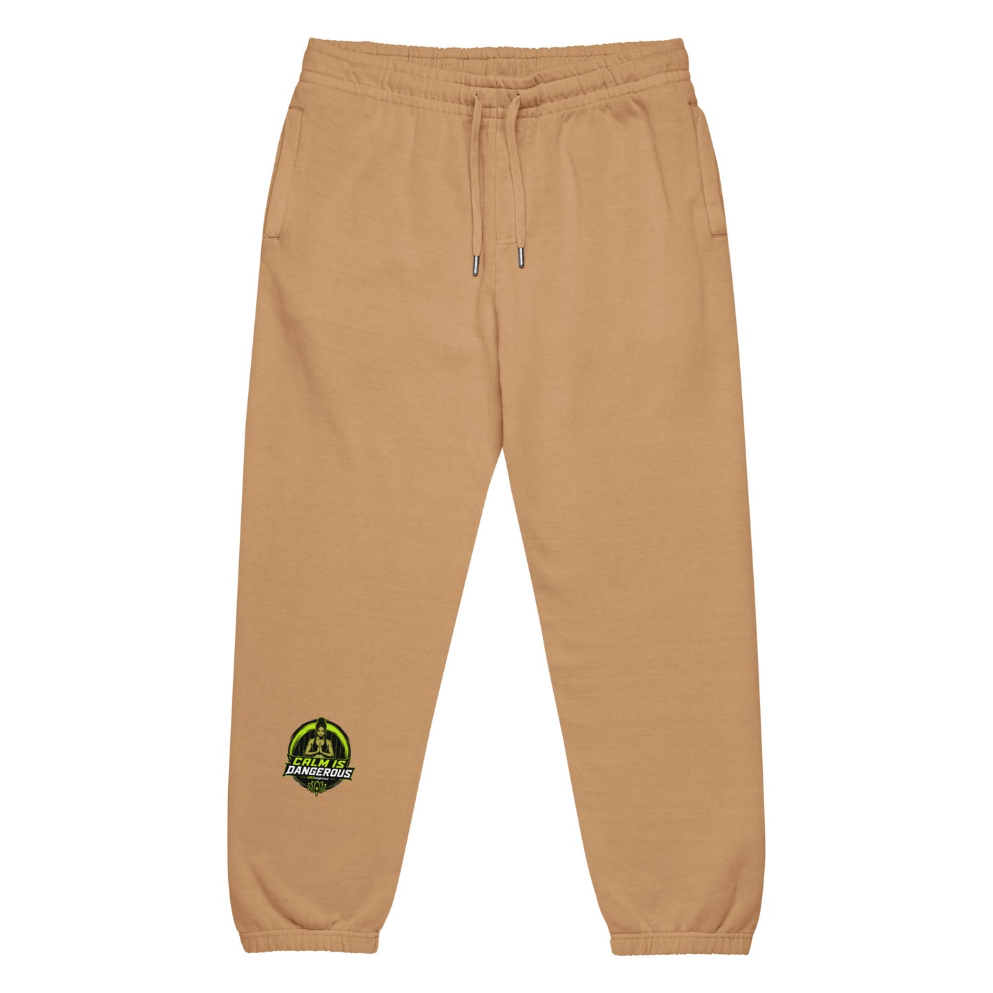 Unisex urban OBD Tao Calm sweatpants in burro color, featuring a relaxed fit and streetwear style, perfect for gym and casual wear.