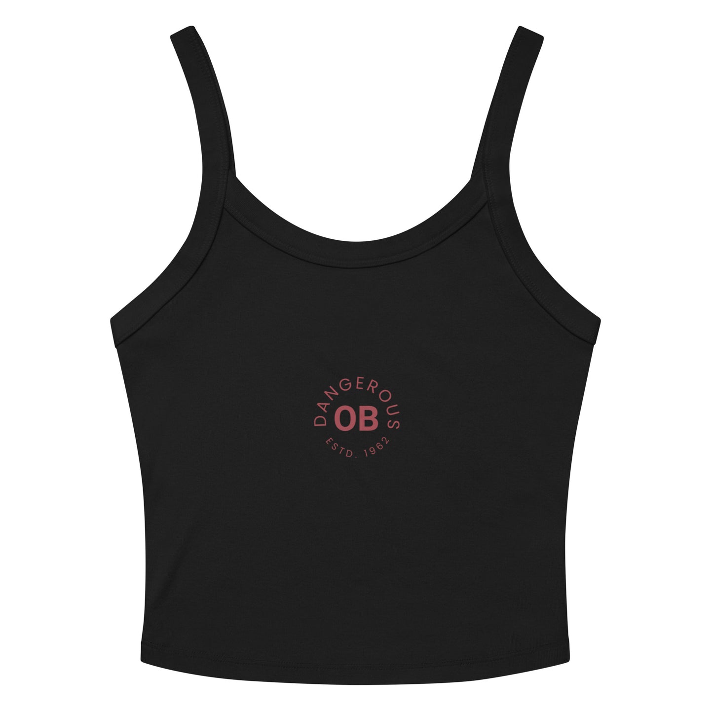 OBDangerous designed Women’s Original Logo micro-rib tank top
