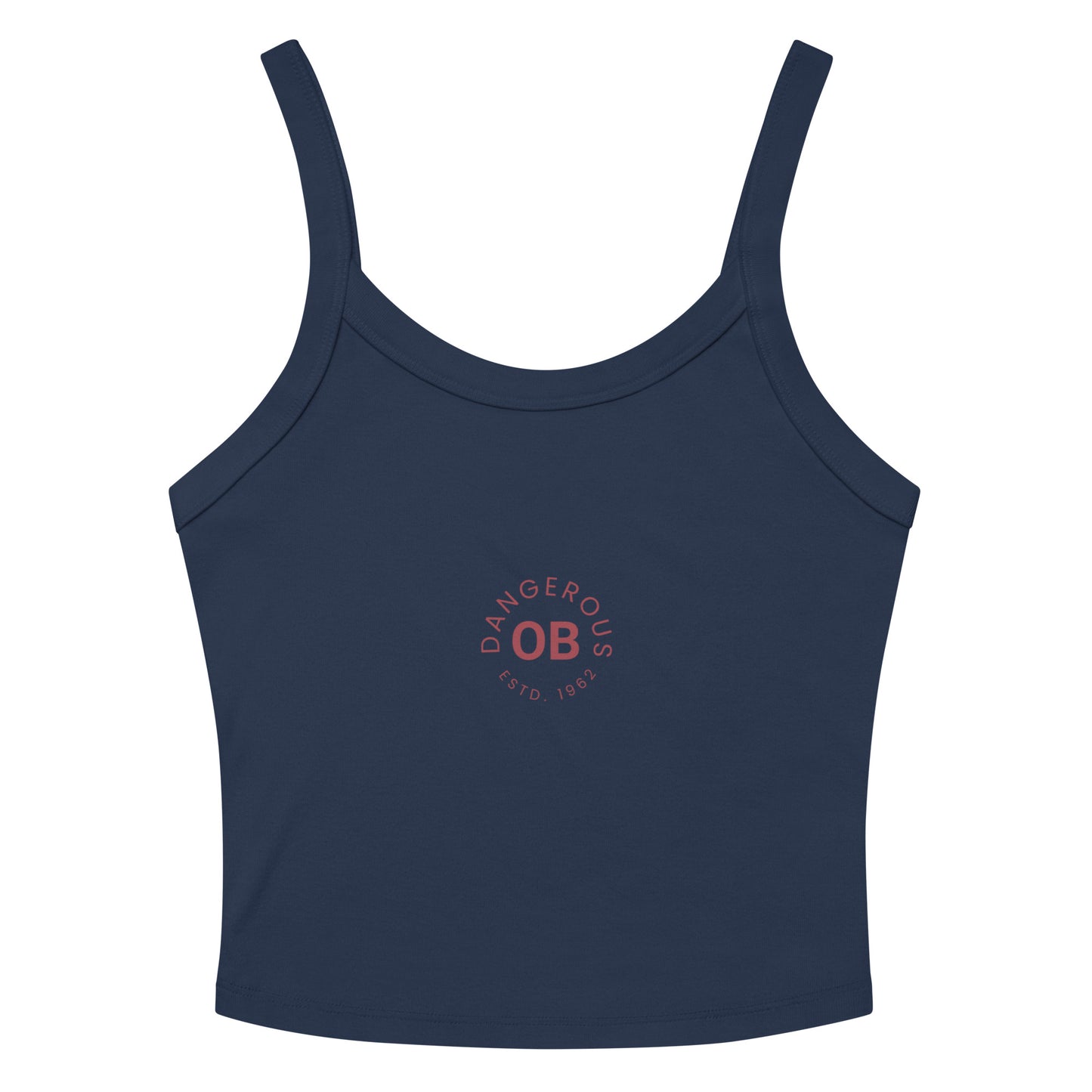 OBDangerous designed Women’s Original Logo micro-rib tank top