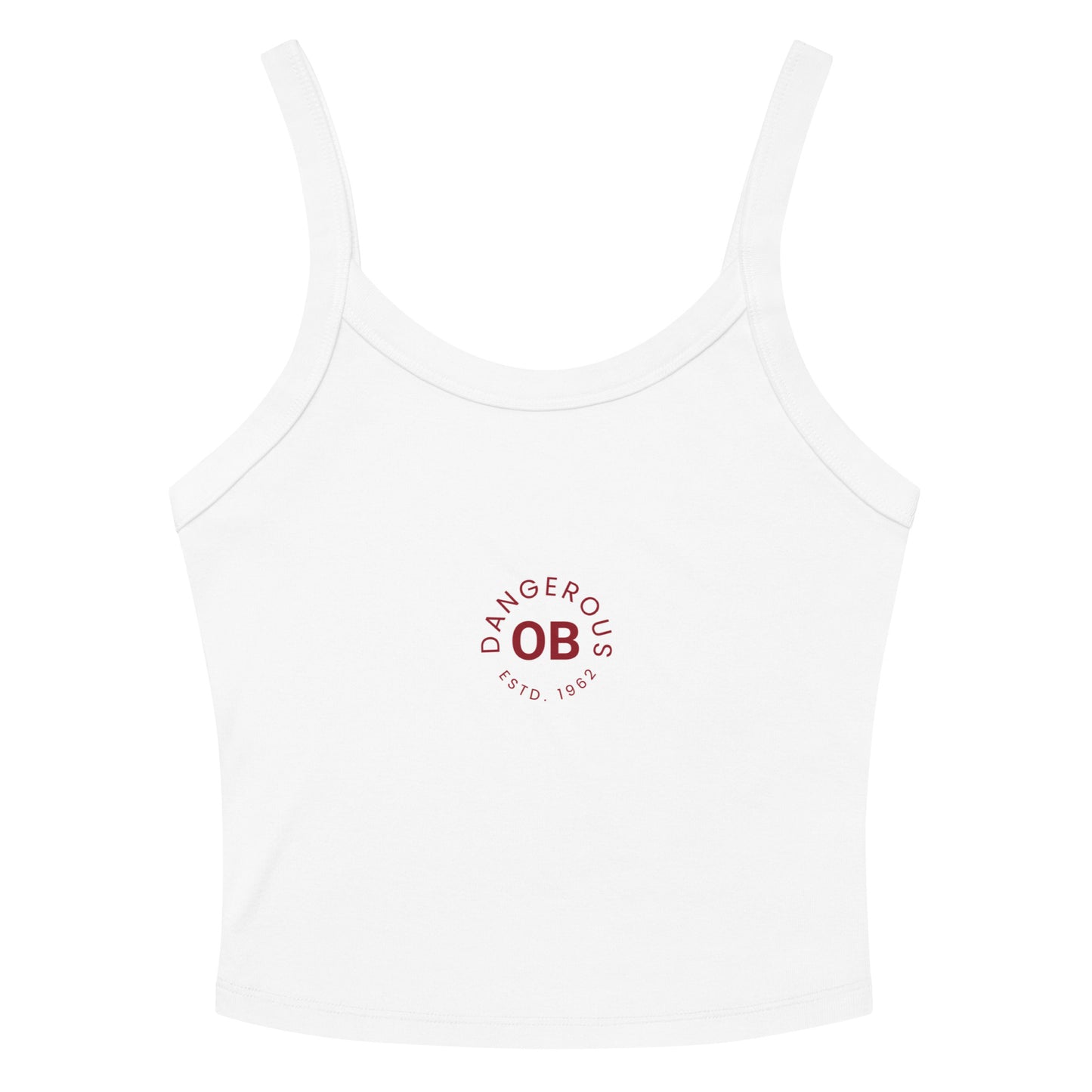OBDangerous designed Women’s Original Logo micro-rib tank top